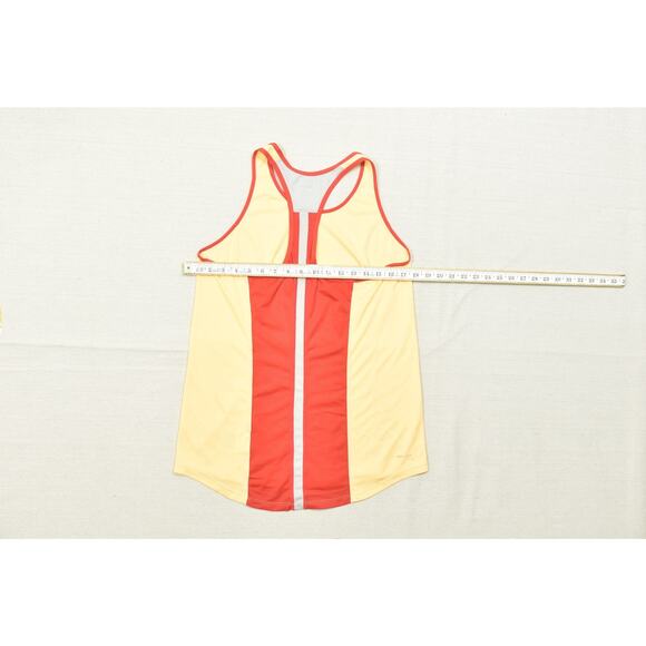 Nike Dri-FIT Running Tank Top Women's Size L Yellow Red - Picture 3 of 8